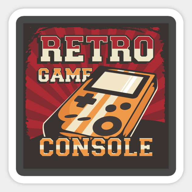 Retro game console Sticker by GAMINGQUOTES